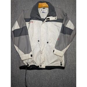 Columbia Sportswear Challenge Series Mens Jacket Size Medium Gray NO HOOD